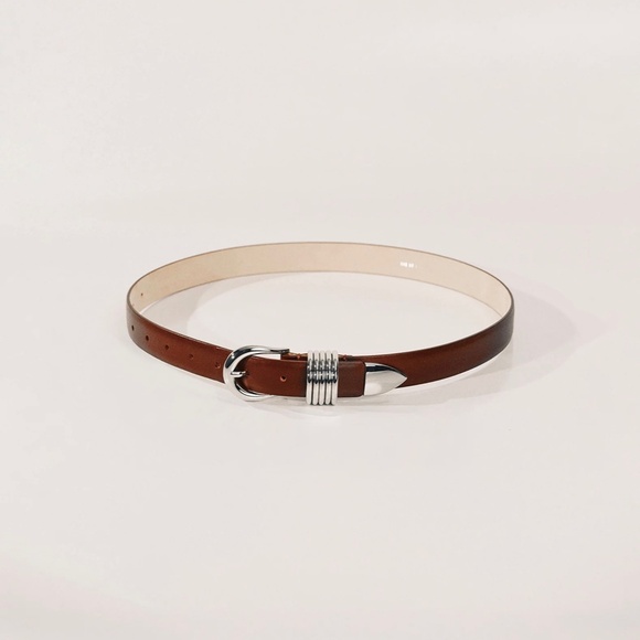 DEHANCHE Hollyhock Silver Syrup Mahogany Belt - Picture 5 of 16